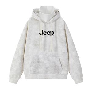 Толстовка Unisex Hooded Moderate Regular Jeep, heather серый