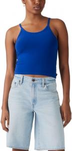Женская плюшевая эластичная майка Levi's, Mazarine Blue