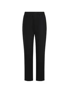 Льняные брюки Karl Lagerfeld, черный