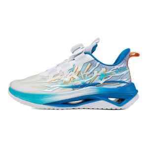 361°KIDS Износостойкие амортизаторы Low top детские беговые кроссовки White Blue для подростков