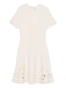 Мини-платье с лазерной перфорацией Ulla Johnson, белый