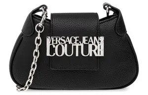 VERSACE JEANS COUTURE Женская сумка через плечо из искусственной кожи черная