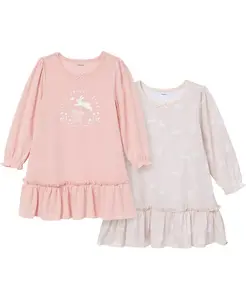 Детская ночная сорочка с коротким рукавом, 2 шт., Flamingoes, размер 5T Gerber, розовый