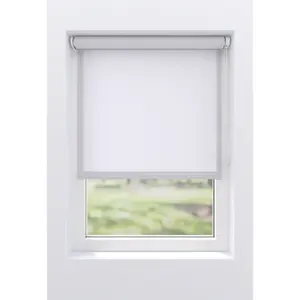 Ролетная штора для моего дома «Mia ECO», затемняющая, антибликовая ширма, с сверлением/без сверления, свободно висящая, изготовлена ​​из переработанных ПЭТ-бутылок, крепление Klemmfix или винтами My Home, цвет weiß/weiß + weiß