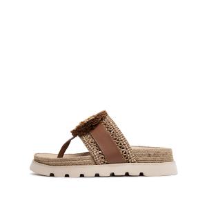 Женские быстросохнущие шлепанцы из ЭВА Staccato, vintage коричневый