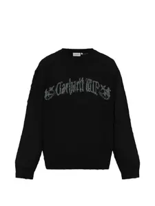 Графичный вязаный свитер CARHARTT WIP, черный