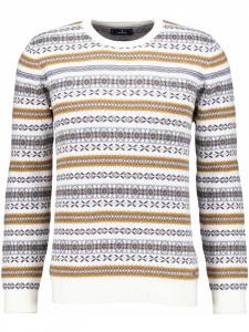 Свитер с V-образным вырезом белого цвета Ragman