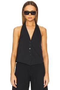 Жилет на шее Helmut Lang, black