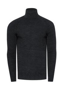 Пуловер со стильным высоким воротником RUSTY NEAL, антрацит