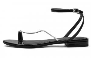 Маленькие Ck One Strap Sandals 1.6cm женские CHARLES&KEITH, черный