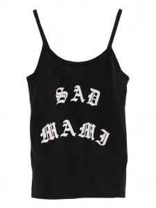 Топ с принтом Willy Chavarria, черный