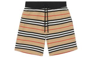 Шорты детские Burberry, бежевый / черный