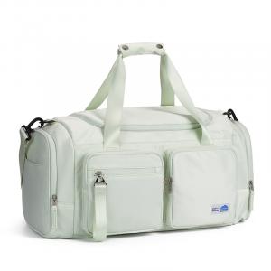 COWBONE Большая нейлоновая спортивная сумка унисекс травянисто-зеленый бежевый