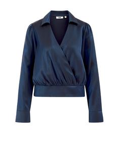 Блуза WE Fashion, темно-синий