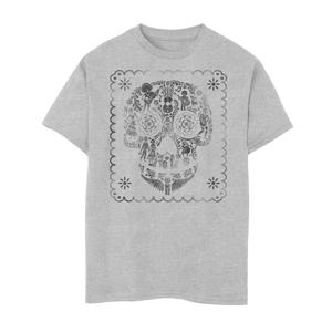 Футболка с изображением сахарного черепа и персонажами Disney/Pixar Coco Boys 8–20 Licensed Character