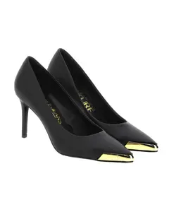 Туфли на высоком каблуке для женщин Versace Jeans Couture, черный
