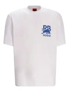Футболка с логотипом Hugo, белый