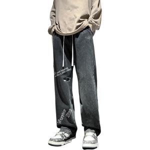 Джинсы Unisex Moderate Straight Fit WARRIOR, черный серый