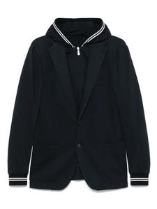 Блейзер с многослойным эффектом Eleventy, синий