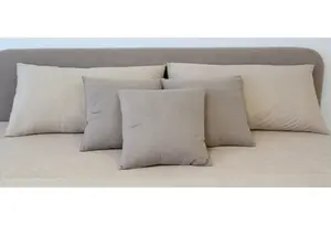 Декоративные подушки Westfalia Sleeping Comfort, (5 шт.) Westfalia Schlafkomfort 40х40 см, светло-бежевый/темно-бежевый
