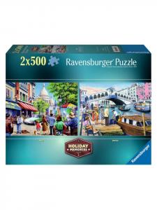 Пазл Ravensburger из 500 деталей, воспоминания о праздниках в цвете