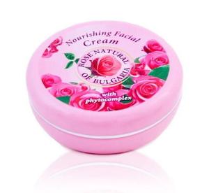 Натуральный питательный крем для лица «Роза» с фитокомплексом, 150мл Bulfresh