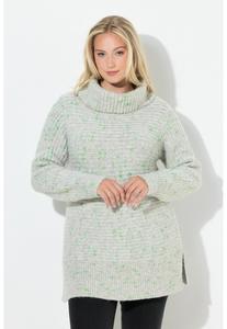 Джемпер Ulla Popken SPACE TURTLENECK , Pale Mottled Grey/Mottled Light Grey