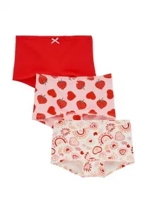 Трусы в упаковке по 3 штуки We Fashion, Red