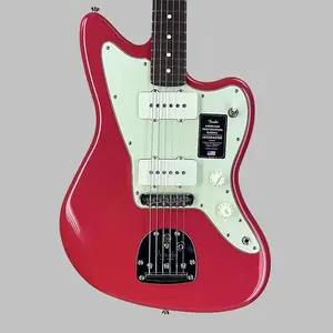 Fender American Professional Classic Jazzmaster, гриф из палисандра, выцветший Dakota Red, 3,6 кг