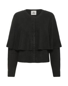 KAREN BY SIMONSEN Кардиган 'Dream' в черном цвете