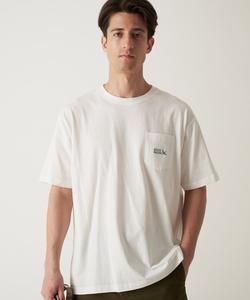 Футболка с коротким рукавом, вышитым логотипом и нагрудным карманом Eddie Bauer, белый