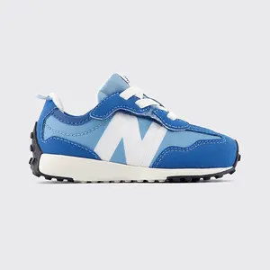 Детские повседневные кроссовки 327 NEW-B на липучке New Balance, синий