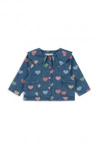 Детская джинсовая куртка MAGOT DENIM SHIRT GOTS Konges Sløjd, темно-синий