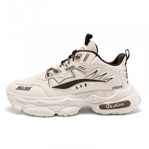 Нескользящие, износостойкие, увеличивающие высоту низкие кроссовки на массивной подошве для мужчин URBAN AUTHENTIC, Beige