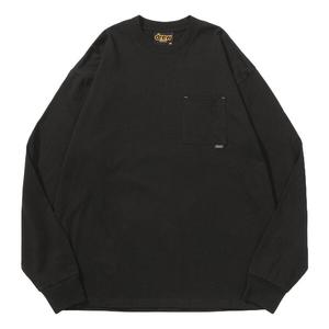 Футболка basic long sleeve pocket t-shirt 'black' Drew House, черный