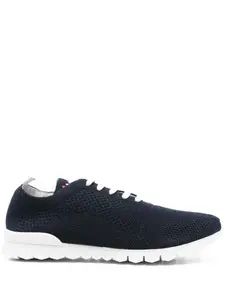 Низкие кеды на шнуровке Kiton, синий