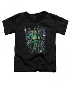 Футболка с короткими рукавами для малышей «Baby-Girls Surrounded By Death» Green Lantern, черный