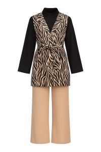 Брючный костюм MODAMIHRAM, бежевый