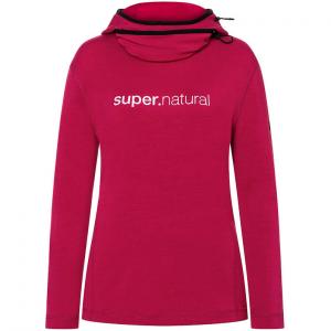 Женская альпийская толстовка с капюшоном Super.Natural, розовый