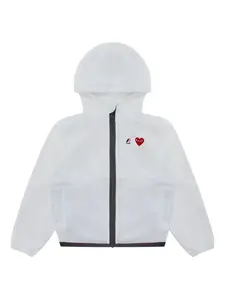 Куртка на молнии Comme Des Garcons Play Kids, белый