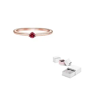 Сплав, кубический цирконий, кольца, женские Pandora