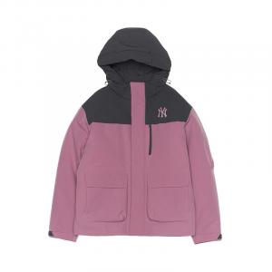 MLB Нью-Йорк Янкиз Базовой Коллекции 25FW Пуховик Унисекс, Dark Pink