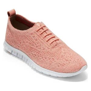 Cole Haan Женские шерстяные оксфордские кроссовки Zerogrand Stitchlite в кораллово-миндальном цвете