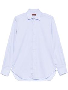 Полосатая рубашка Barba, синий