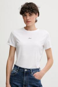 Хлопковая футболка Boss Orange, белый