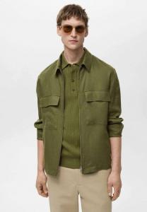 Летняя куртка Mango, зеленый