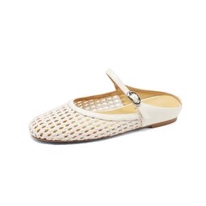 Сандалии с закрытым носком женские FMM, Ecru