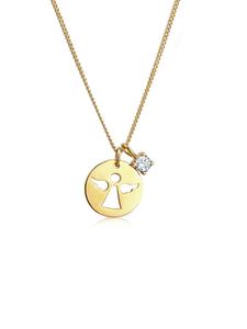 Elli Колье в виде ангела из серебра 925 пробы с золотым покрытием