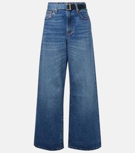 Levi's джинсы с высокой посадкой и расклешёнными штанинами Sacai, синий