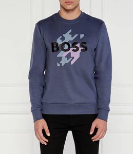 Толстовка BOSS BLACK C-Soleri Regular Fit, темно-синий